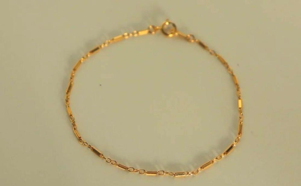 【LENERAオリジナルブレスレット】plano bracelet / 14kgf 【079016】